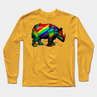 Magic Chubby Unicorn (Durer on Acid!) Long Sleeve T-Shirt